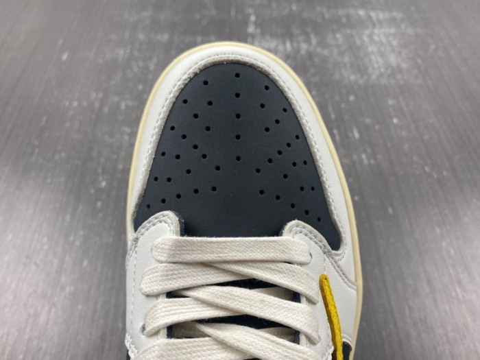 Travis Scott x Air Jordan 1 Low White/Dark Blue/Yellow