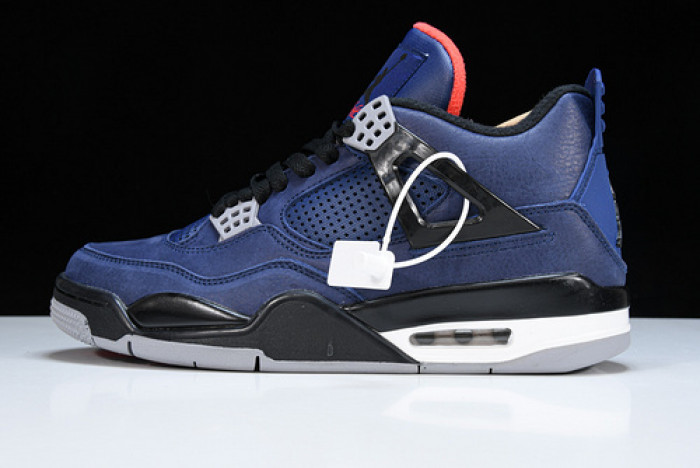 Air Jordan 4 WNTR Loyal Blue Habanero Red Black CQ9597-401