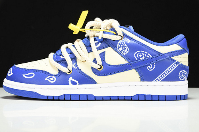 NIKE DUNK LOW RETRO BLACK/YPER COBALTWHTE DD1931-001