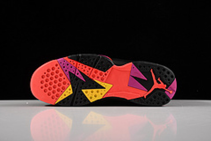 AIR JORDAN 7 RETRO BLACK PATENT 313358-006