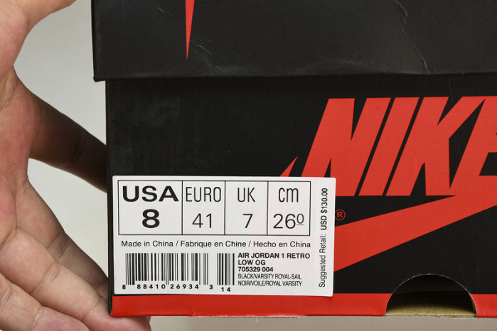 Air Jordan 1 RETRO LOW OG 705329-004