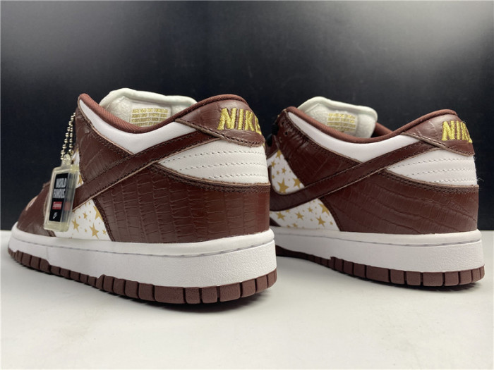 nike sb dunk low Svp*me stars barkroot brown (2021)  dh3228-103