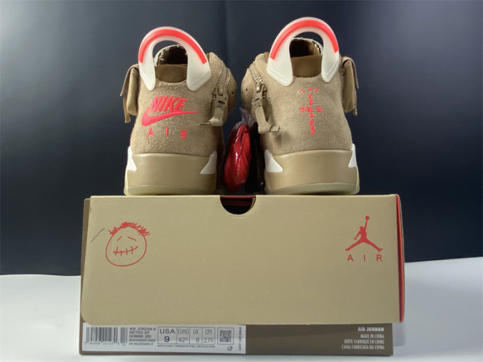 Travis Scott x Air Jordan 6 “British Khaki” DH0690-200
