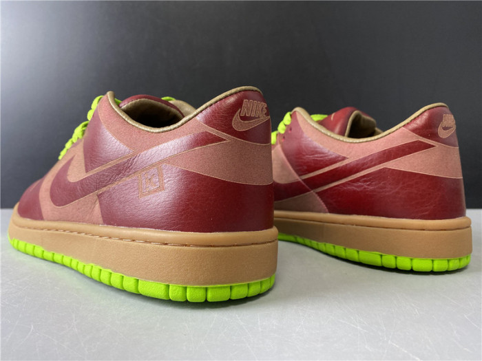 Nike Dunk Low 1-Piece  Varsity Red Chartreuse 311611-661