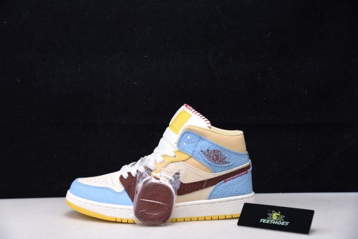 Ma1s0n chateau rouge x air jordan 1 high mid  fearless cu2803-200